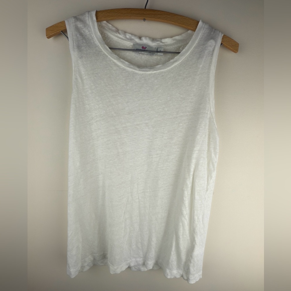 Vineyard Vines Classic White Tank Top